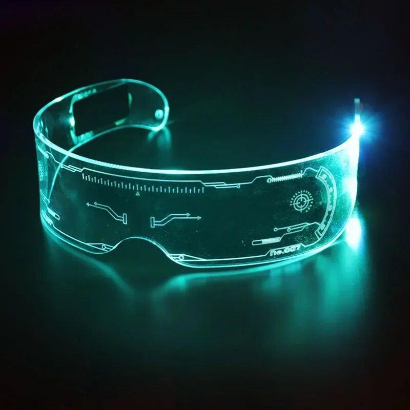 Cyberpunk Neon Glasses