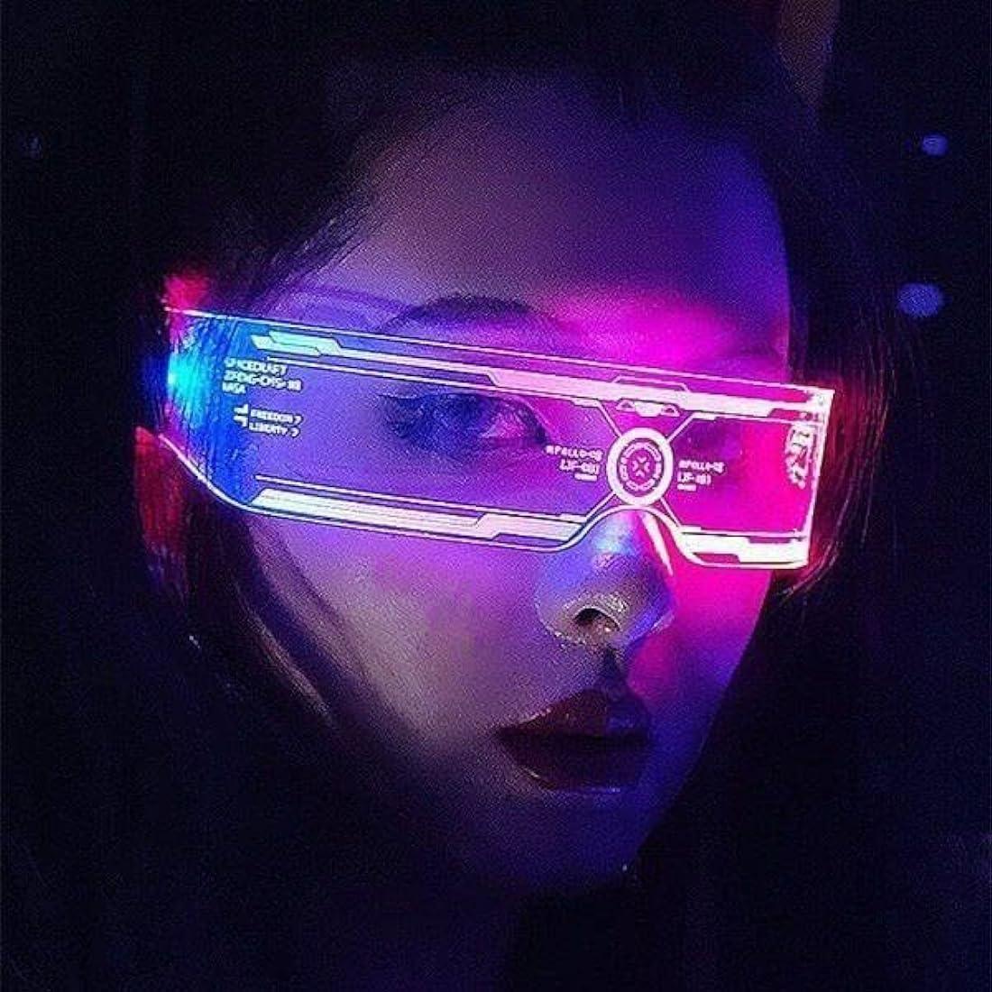 Cyberpunk Neon Glasses