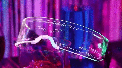 Cyberpunk Neon Glasses