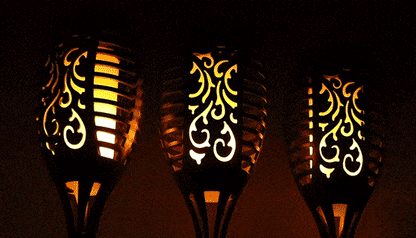 Solar Flame Flickering Lamp Waterproof
