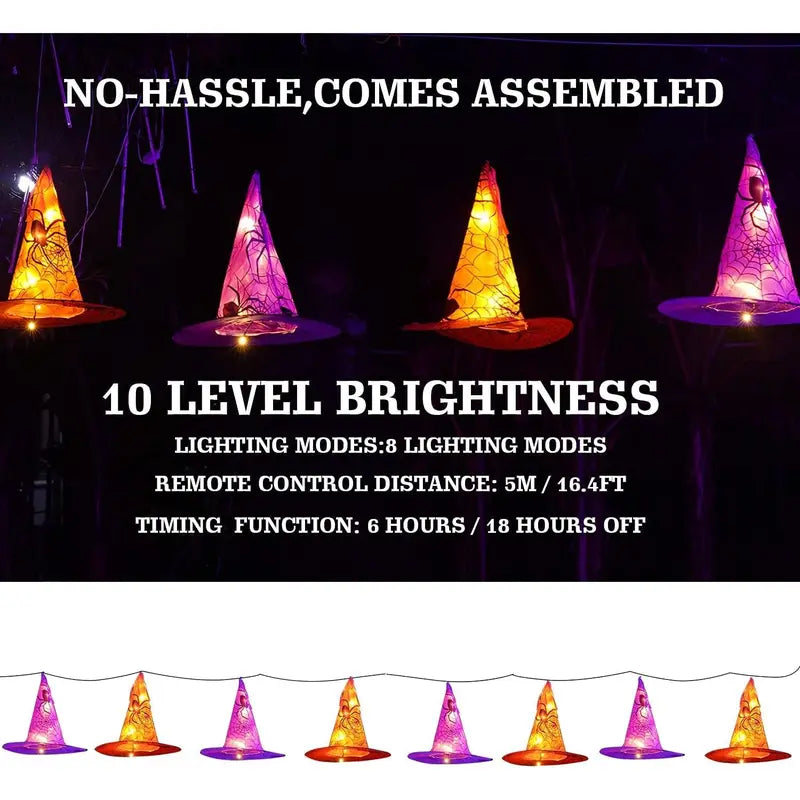 Witch hat lights