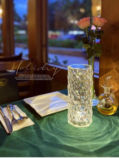 Rose Diamond Touch Lamp