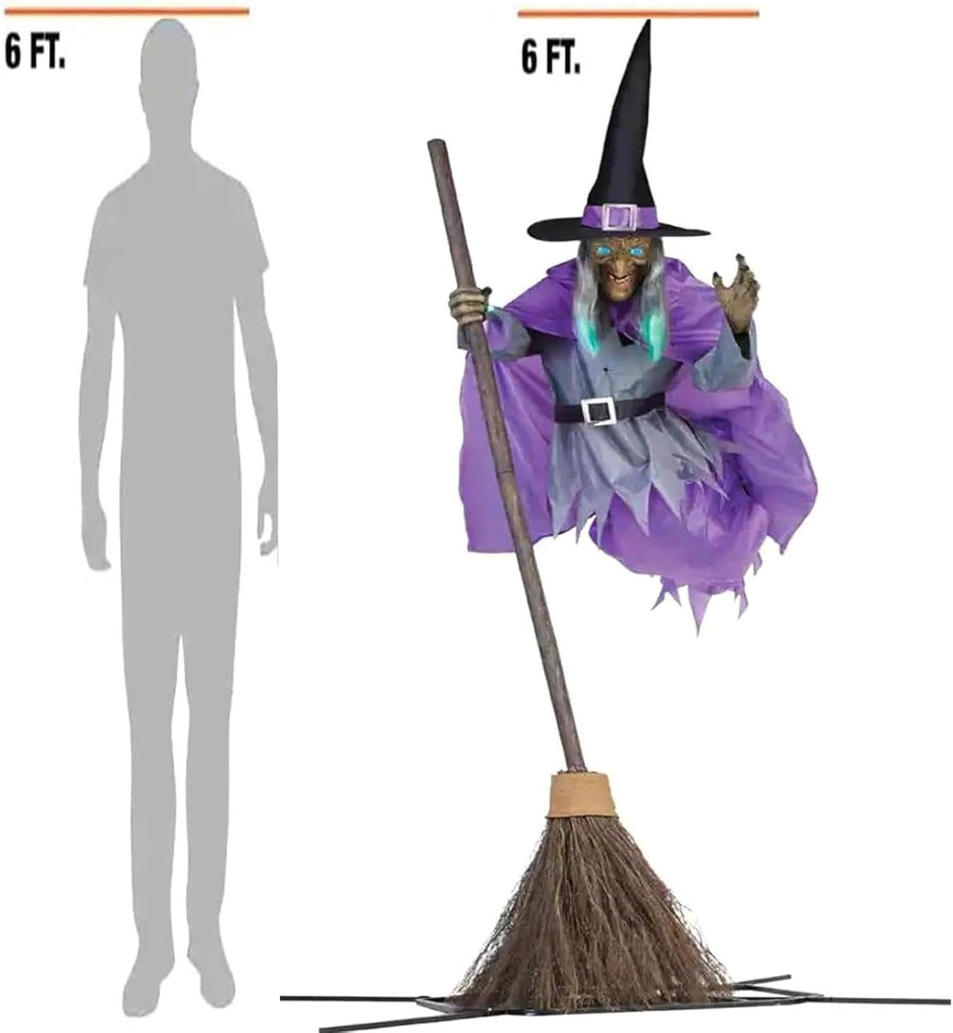 Flying Witch Animated Prop