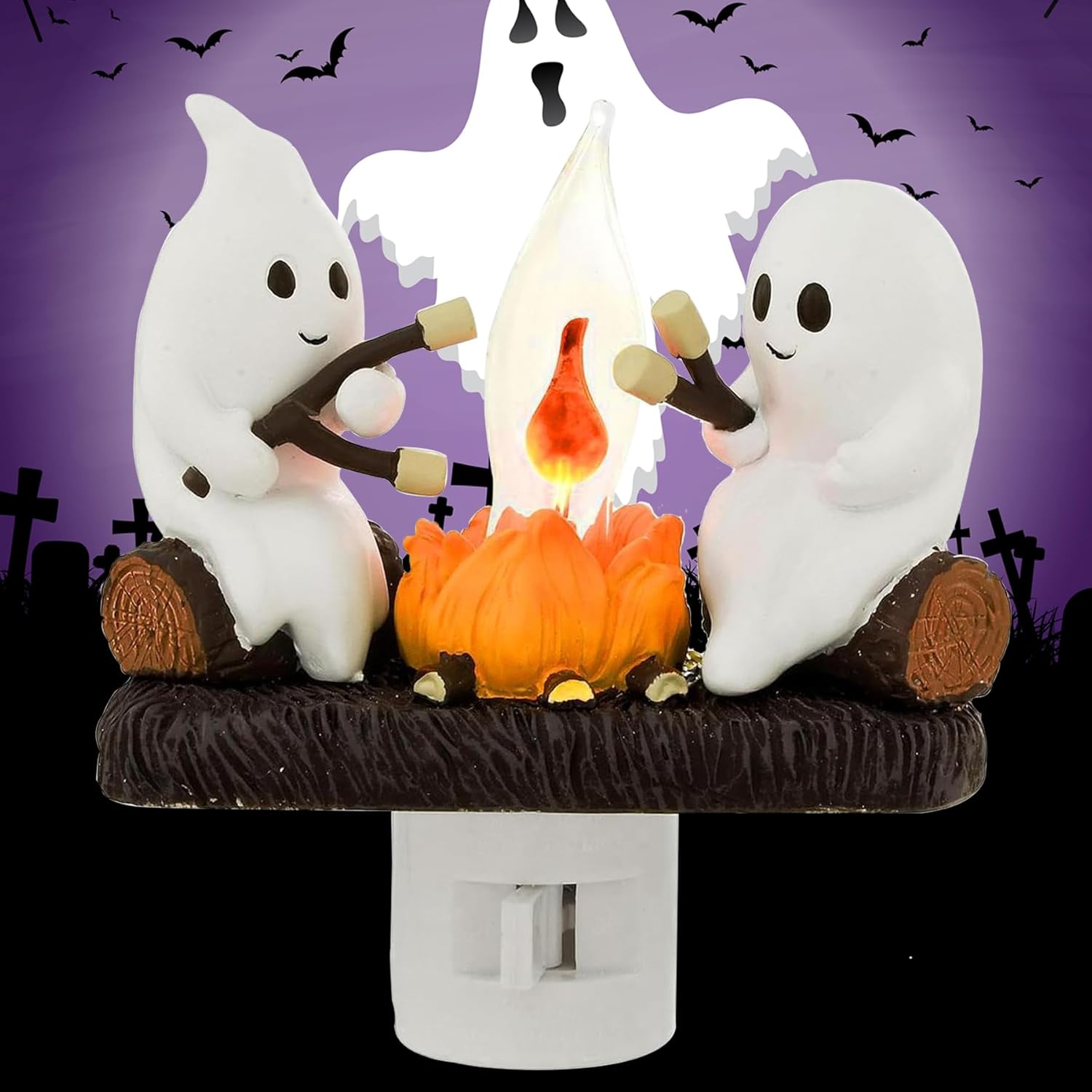Ghost Campfire Nightlight