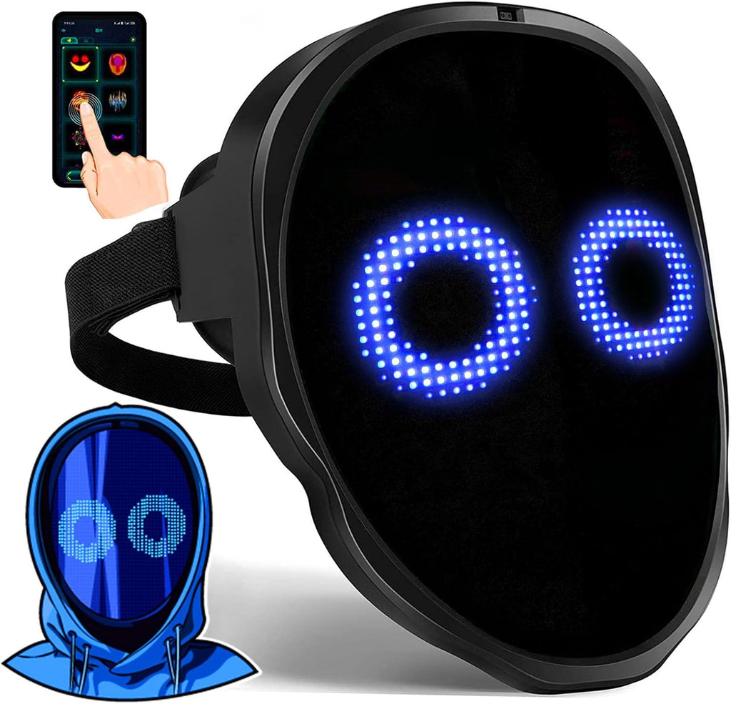 Programmable LED Face Mask