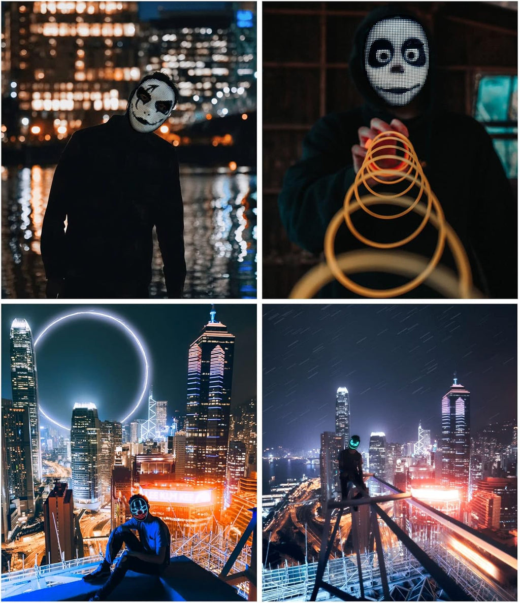 Programmable LED Face Mask