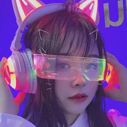 Cyberpunk Neon Glasses