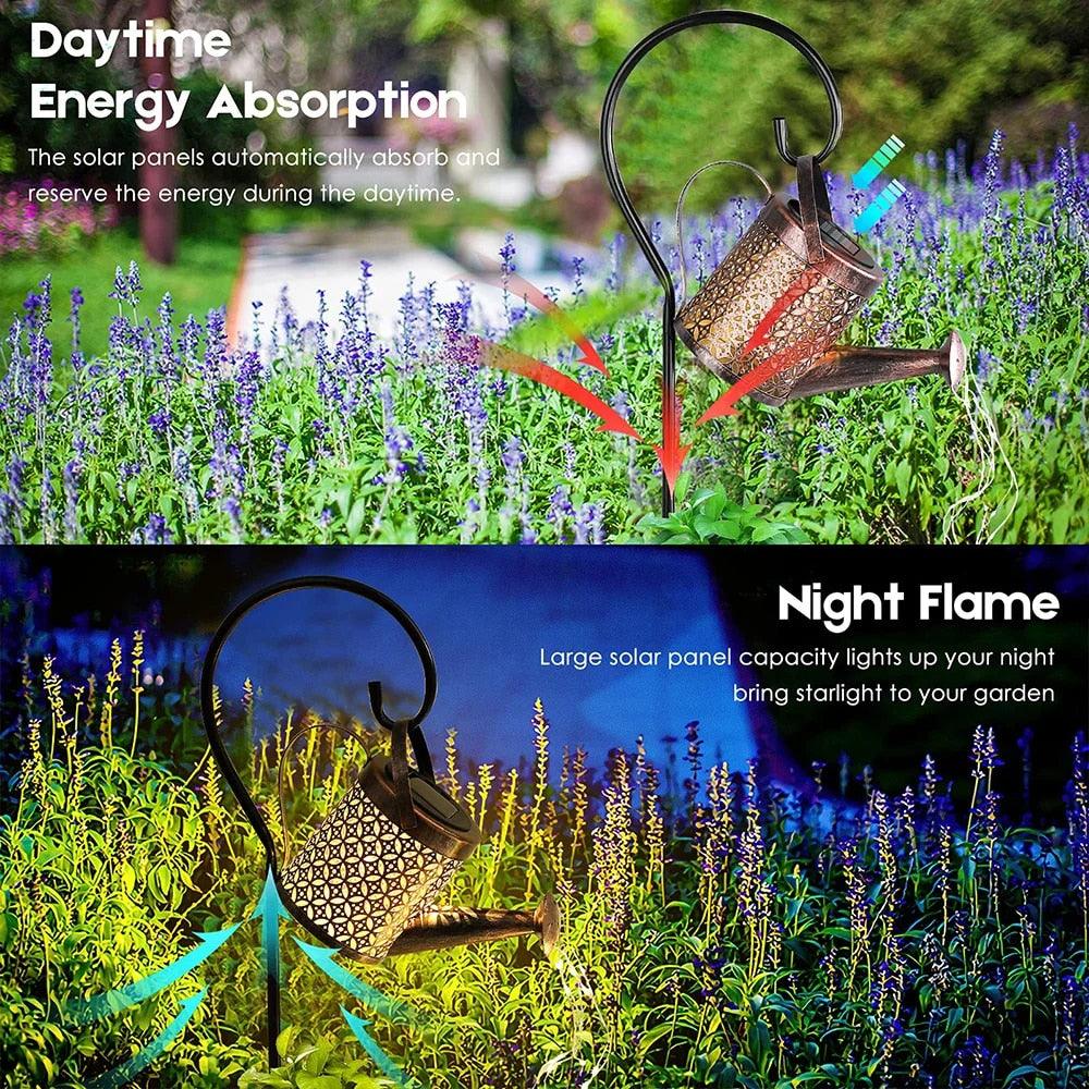 Solar Watering Can Lights