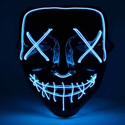LED Halloween mask