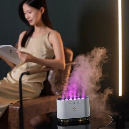 Dynamic Music Ultrasound Flame Humidifier