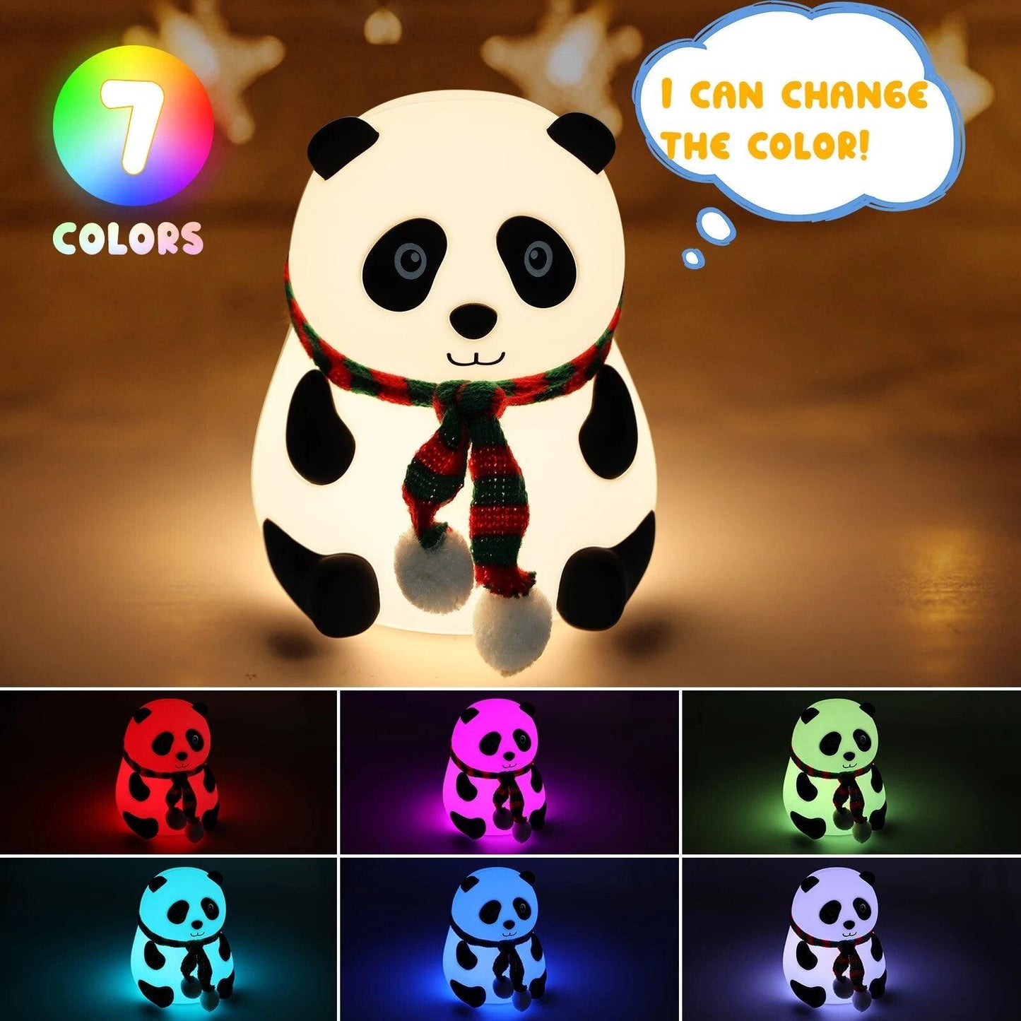 Panda Silicon Night Light