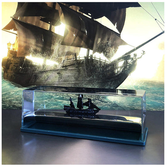 Ship in Fluid Liquid Drift Bottle