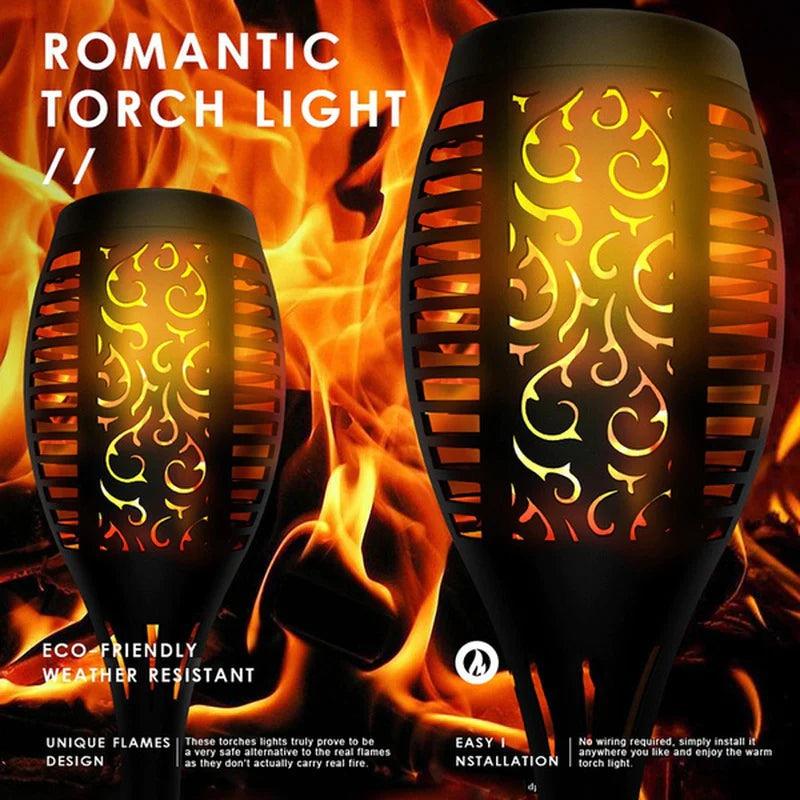 Solar Flame Flickering Lamp Waterproof