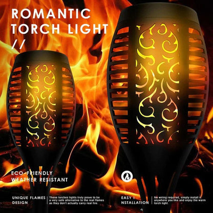 Solar Flame Flickering Lamp Waterproof