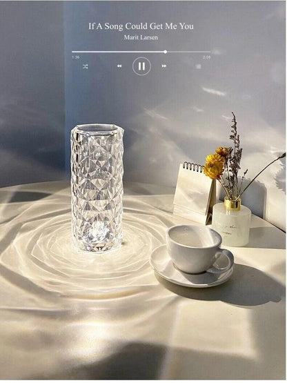 Rose Diamond Touch Lamp