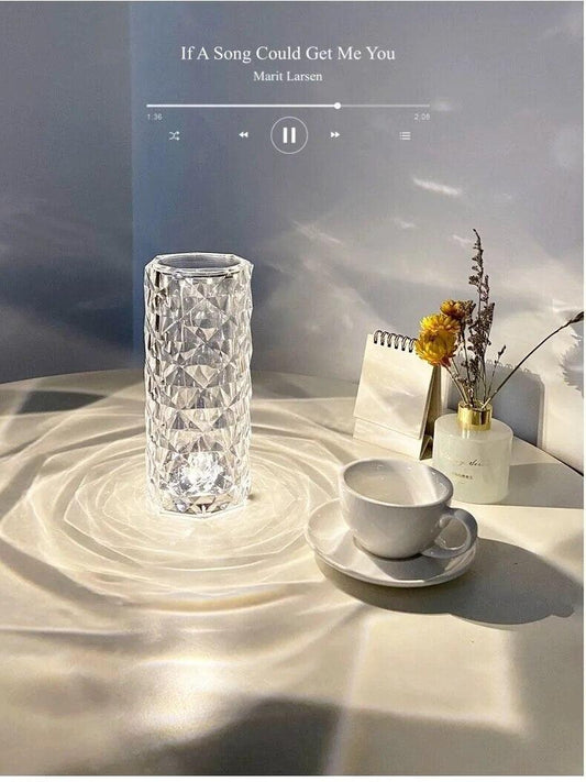 Rose Diamond Touch Lamp
