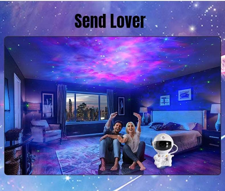 Astronaut Galaxy Projector Lamp