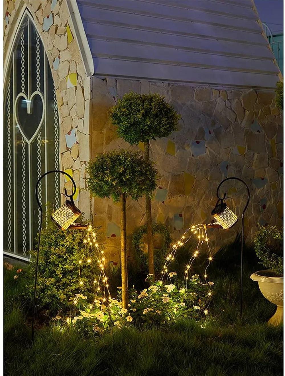 Solar Watering Can Lights