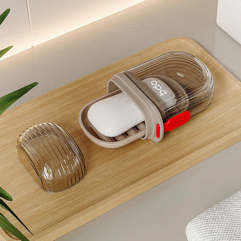 Transparent Travel Soap Box | Compact, Leak-Proof, Eco-Friendly Portable Soap Case