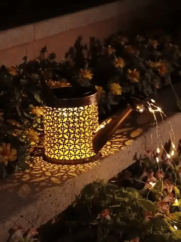 Solar Watering Can Lights
