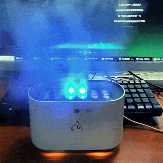 Dynamic Music Ultrasound Flame Humidifier