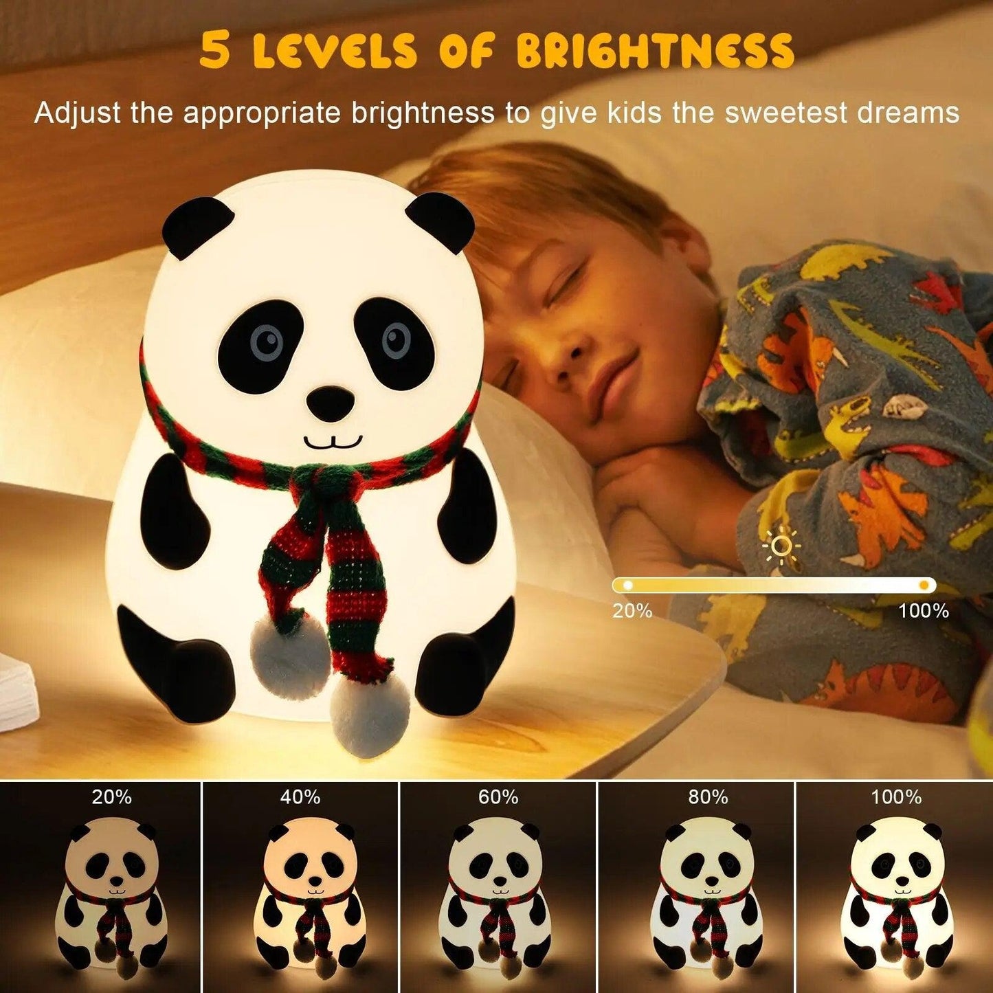 Panda Silicon Night Light