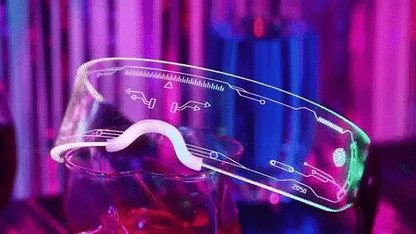 Cyberpunk Neon Glasses