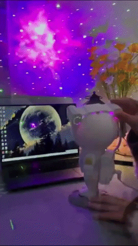 Astronaut Galaxy Projector Lamp