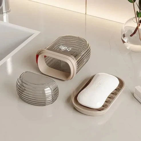 Transparent Travel Soap Box | Compact, Leak-Proof, Eco-Friendly Portable Soap Case
