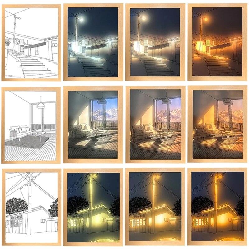 3D LED Light Creative Painting