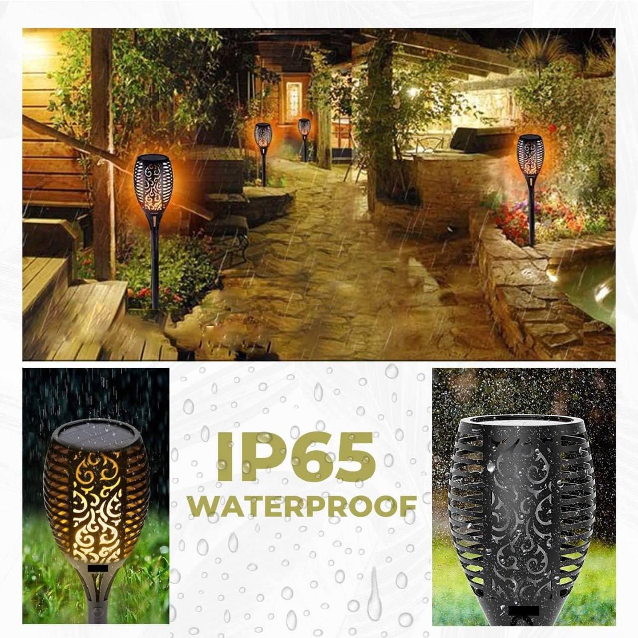 Solar Flame Flickering Lamp Waterproof