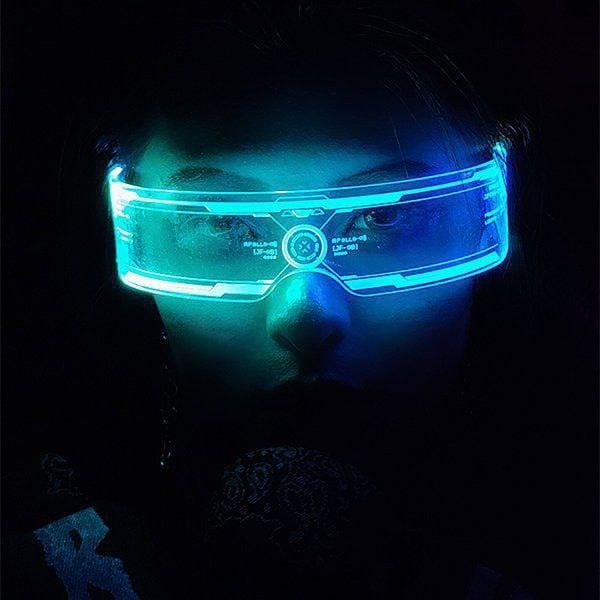 Cyberpunk Neon Glasses