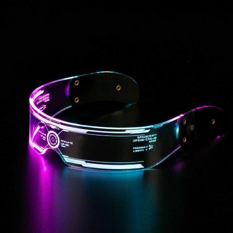 Cyberpunk Neon Glasses