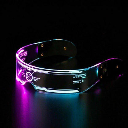 Cyberpunk Neon Glasses