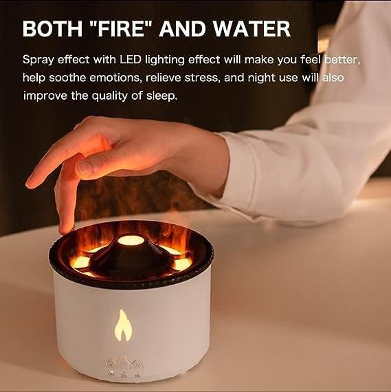 Ultrasonic Volcano Flame Diffuser